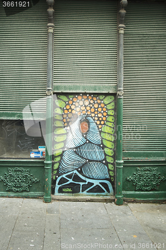 Image of EUROPE PORTUGAL PORTO RIBEIRA GRAFFITI ART