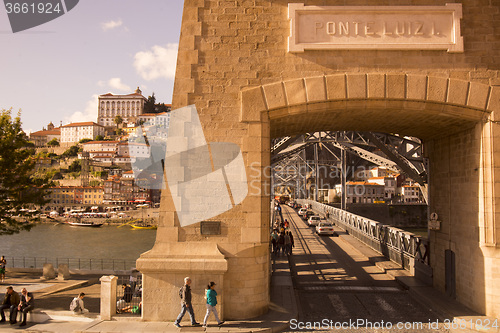 Image of EUROPE PORTUGAL PORTO RIBEIRA PONTE DE DOM LUIS