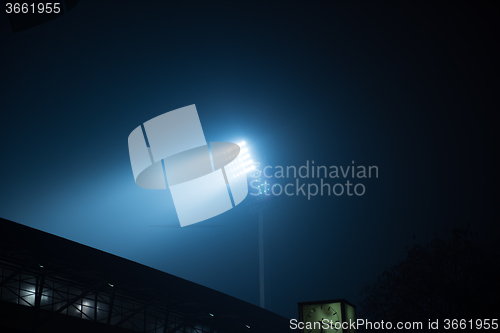 Image of stadium lights