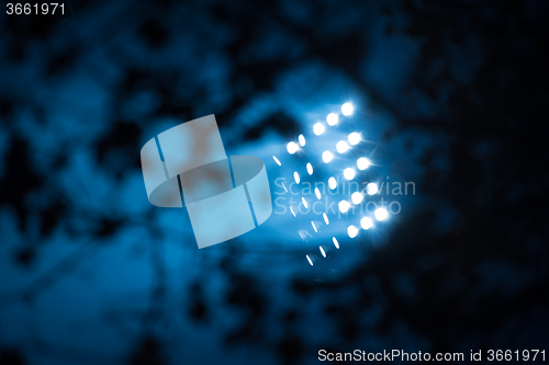 Image of stadium lights