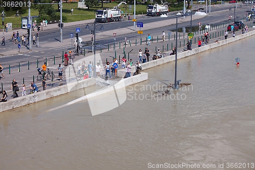 Image of Flooded Budapest Street