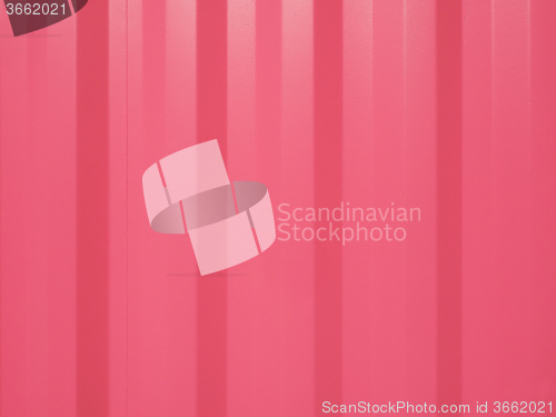 Image of Retro looking Pink corrugated steel background