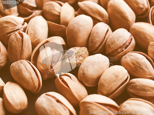 Image of Retro looking Pistachios picture