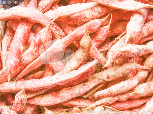 Image of Retro looking Cranberry beans