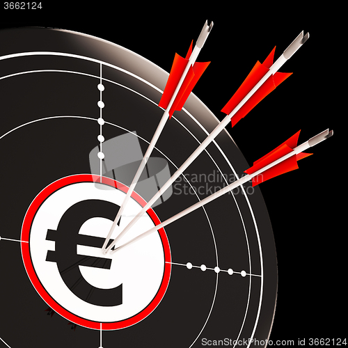 Image of Euro Target Shows Security In Europe