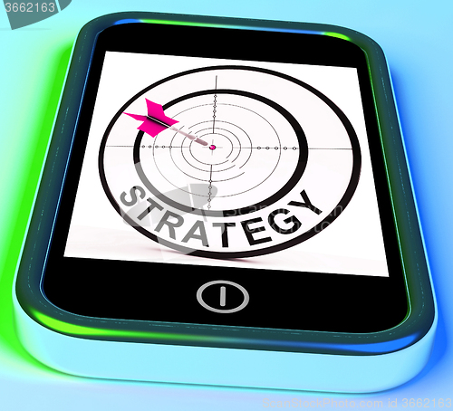 Image of Strategy Smartphone Means Methods Tactics And Game Plan