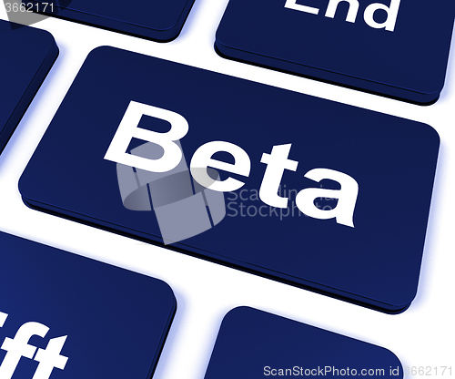 Image of Beta Key Shows Development Or Demo Version