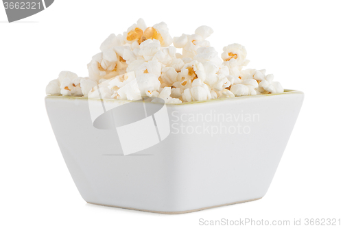 Image of Popcorn in a white bowl