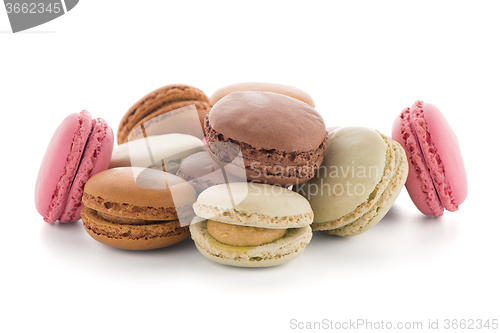 Image of Colorful French Macarons