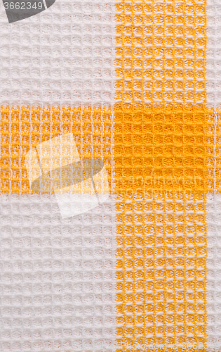 Image of Yellow fabric texture