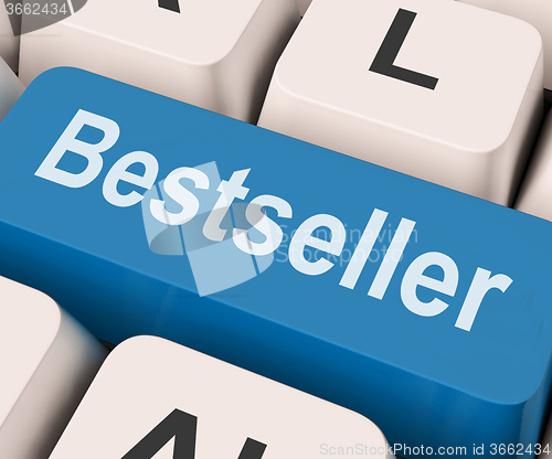 Image of Bestseller Key Shows Best Seller Or Rated