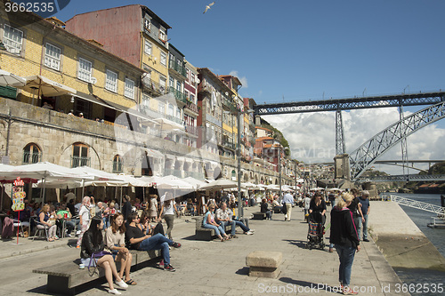 Image of EUROPE PORTUGAL PORTO RIBEIRA OLD TOWN DOURO RIVER