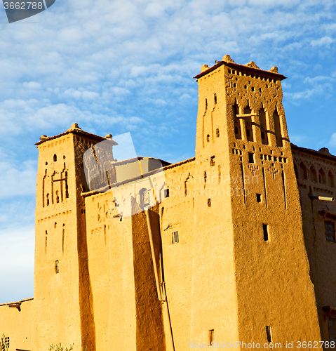 Image of africa in morocco the old contruction and the historical village