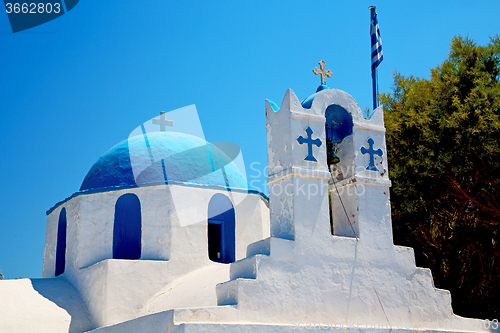 Image of in cyclades      europe greece a cross  