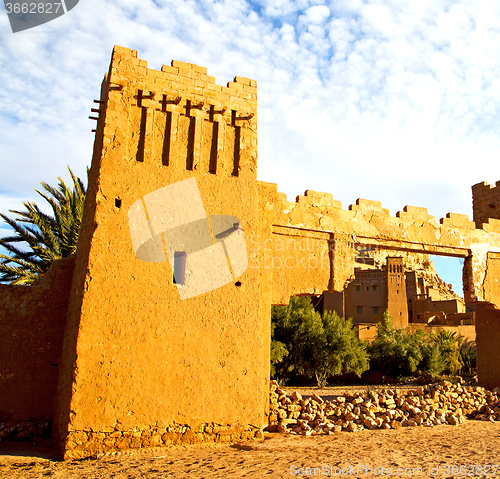 Image of africa in morocco the old contruction and the historical village