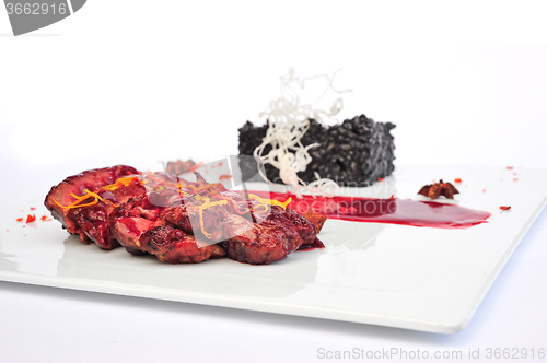 Image of Steak Ribeye on white plate