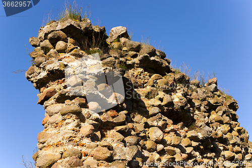 Image of ruins.  Krevo, Belarus.