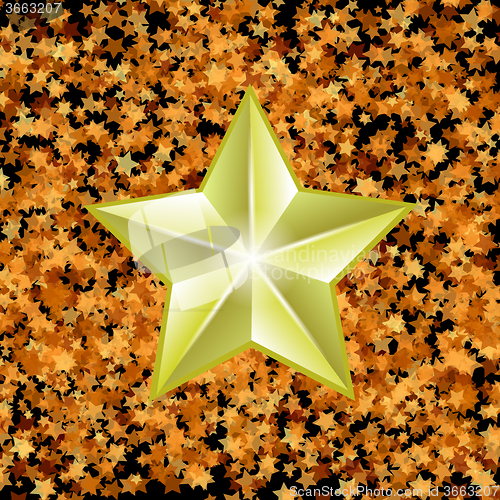 Image of Gold Metal Star