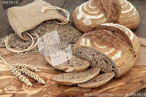 Image of Fresh Baked Rye Bread