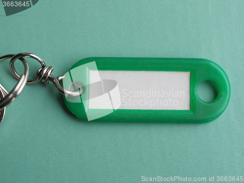 Image of Green keyring