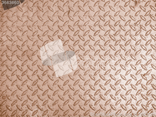 Image of Retro looking Grey steel diamond plate background