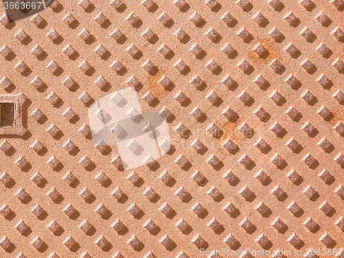 Image of Retro looking Diamond steel