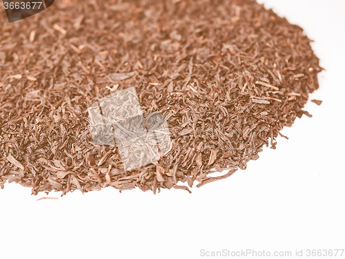 Image of Retro looking Loose tea heap