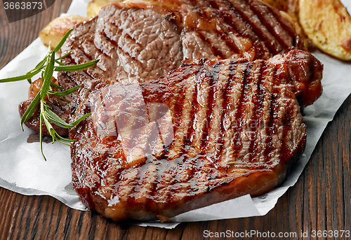 Image of grilled beef steak 