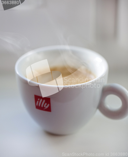Image of cup of illy coffee