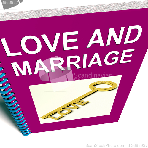 Image of Love and Marriage Book Represents Keys and Advice for Couples