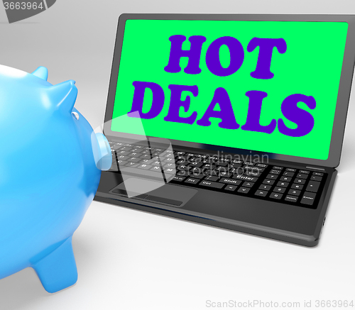 Image of Hot Deals Laptop Means Best Buys And Reduced Price