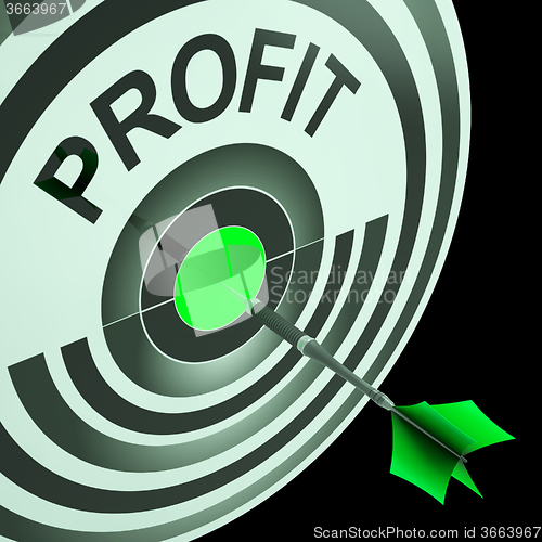Image of Profit Means Financial Success And Earning Revenue