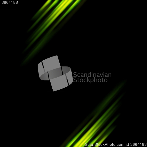 Image of Abstract dark green stripes vector background