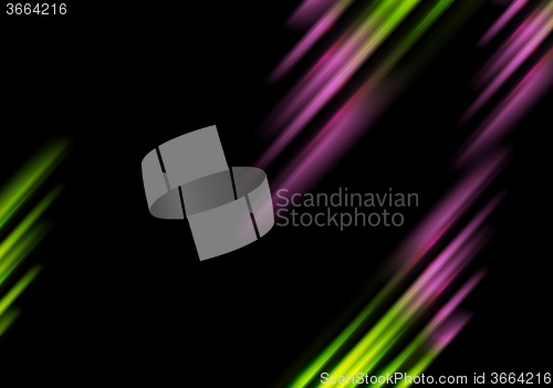 Image of Abstract bright tech stripes vector background