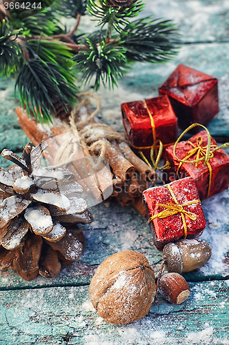 Image of Christmas still life