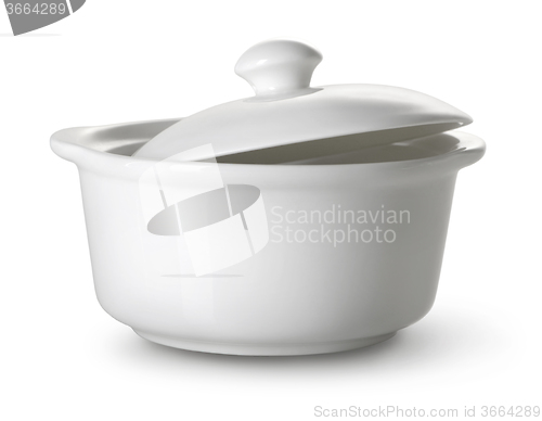 Image of White ceramic tureen