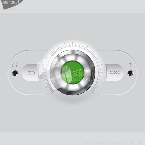 Image of Volume knob with various outputs