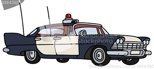 Image of Old police car