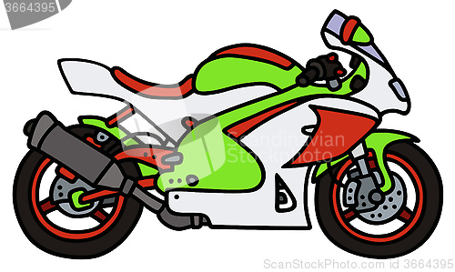 Image of Racing motorbike