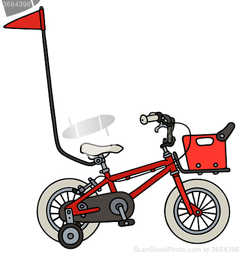 Image of Red child bike