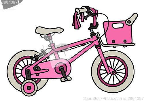 Image of Pink child bike