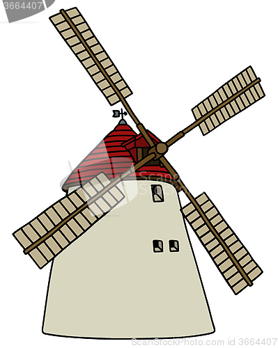Image of Old stone windmill