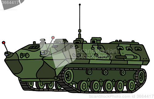 Image of Tracked troop carrier