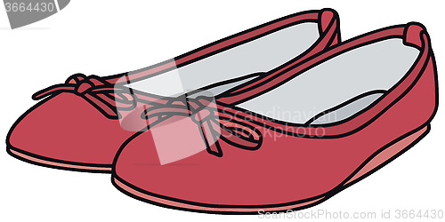 Image of Pink ballet flats