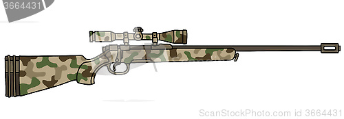 Image of Camouflage rifle
