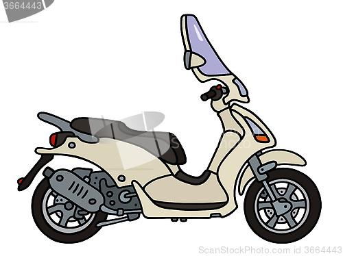 Image of Cream scooter