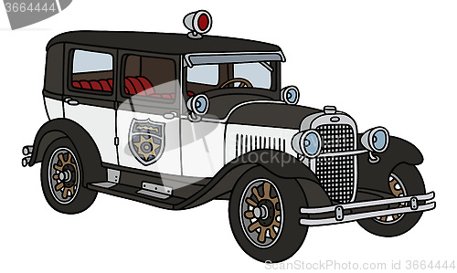 Image of Vintage police car