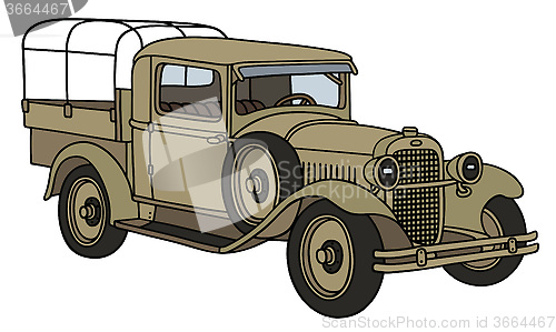 Image of Vintage military truck