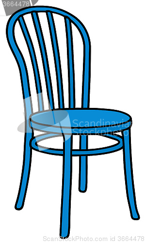 Image of Old blue chair