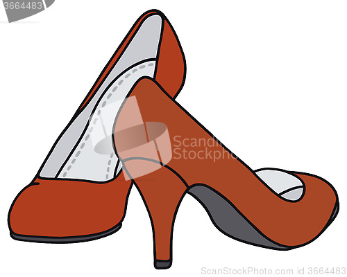 Image of Classic red pumps